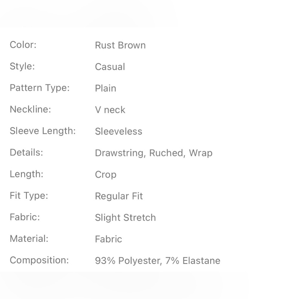 NWT Drawstring Sleeve Top - Picture 11 of 12